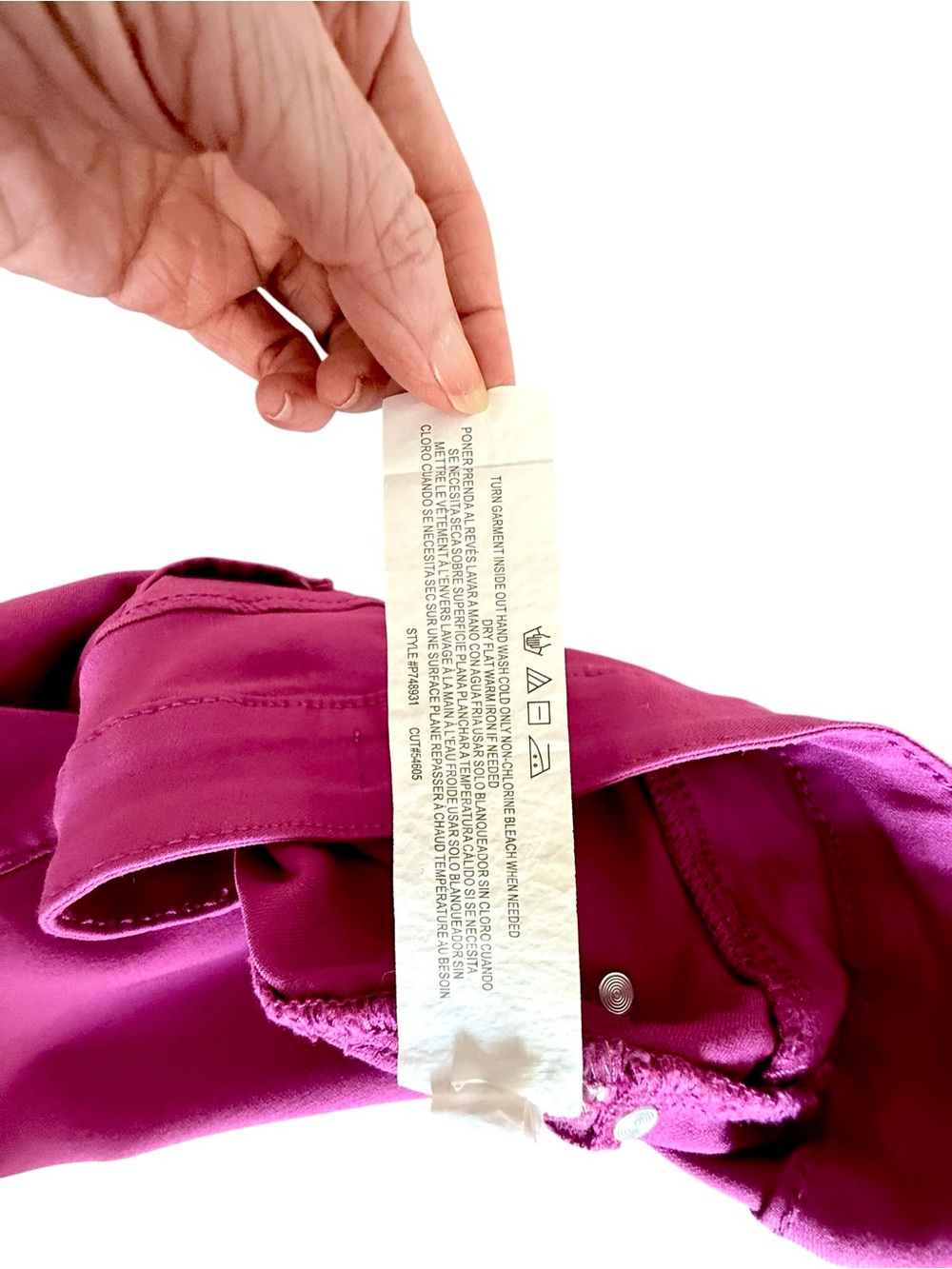 YMI Magenta Stretch Skinny Jeans - Picture 5 of 10